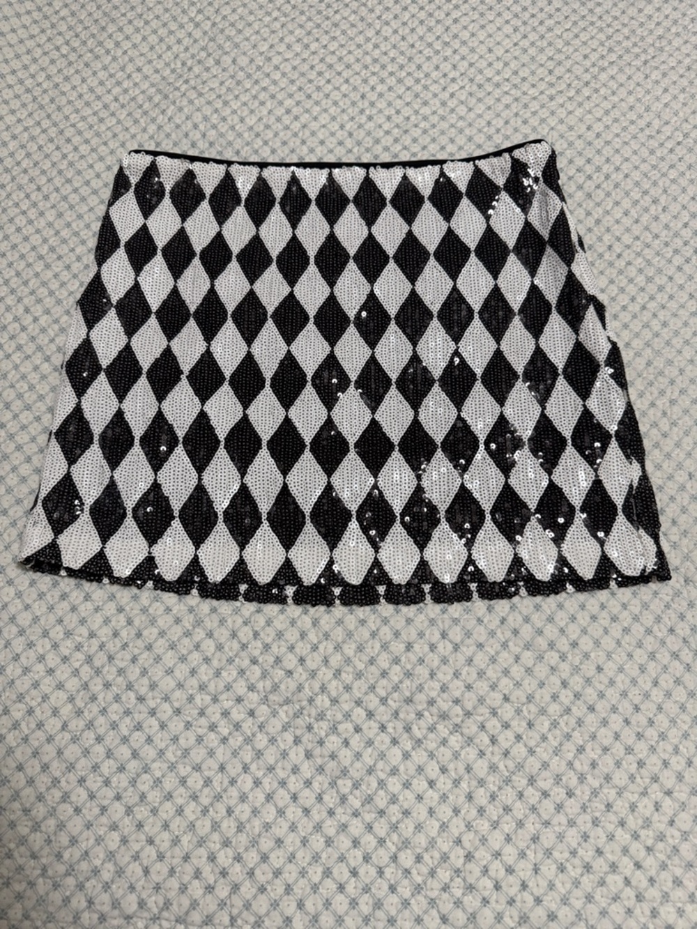 Bebe Sequin Mini Skirt XS